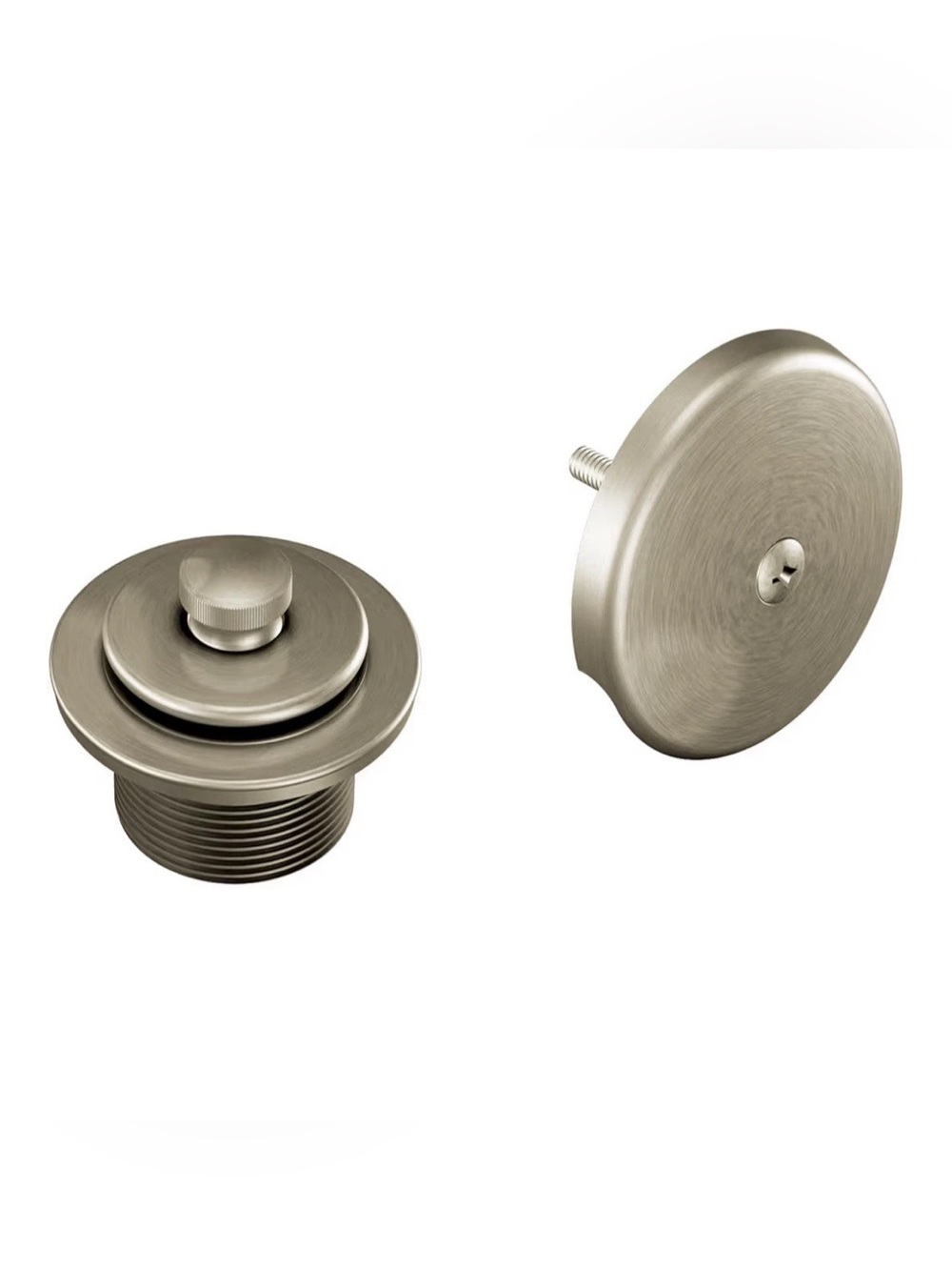 Moen Brushed Nickel 1-1/2"Threaded Push-N-Lock Drain Kit T90331BN